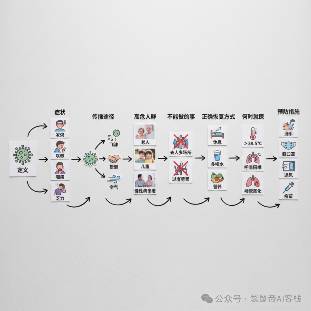 病毒性感冒科普长图