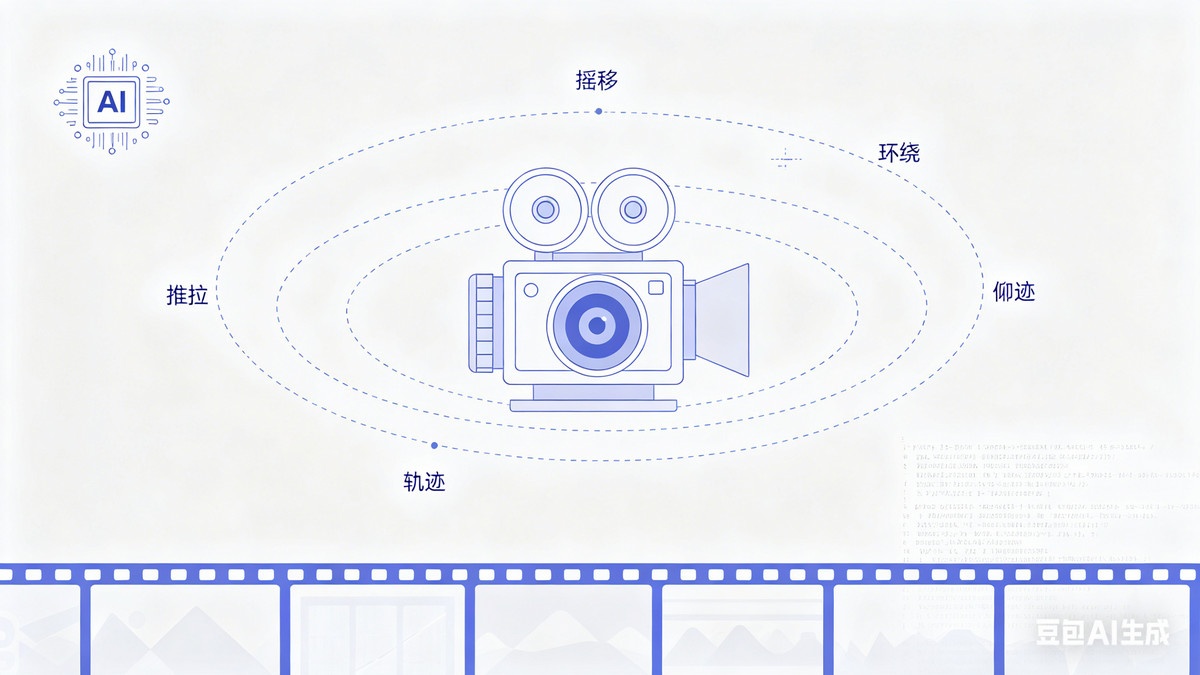 AI 视频运镜指南：让你的画面动起来的 20 个专业镜头词汇