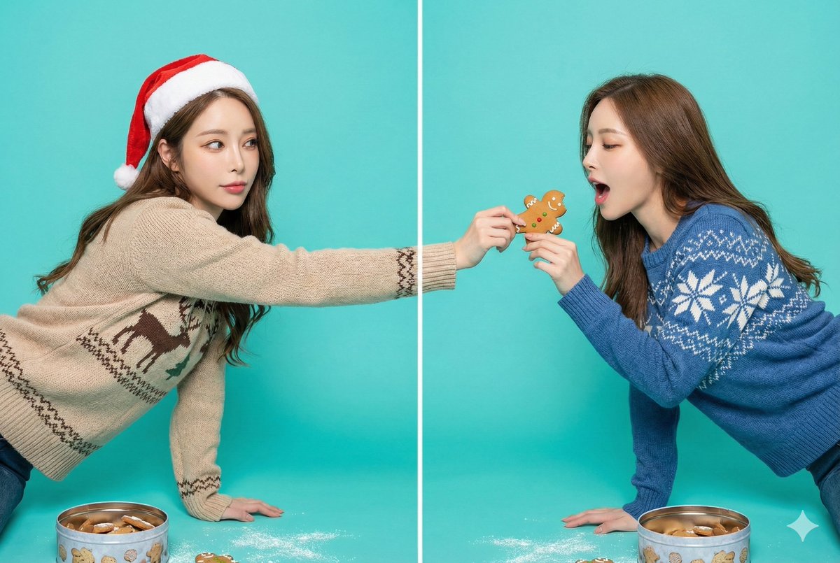 圣诞特辑-圣诞姜饼跨框投喂