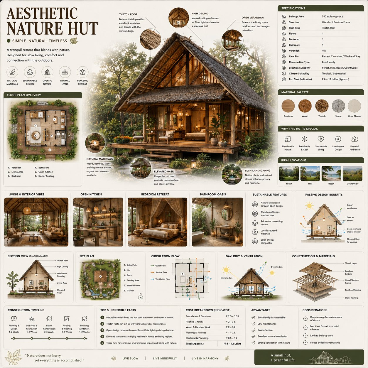 奢华生态木屋建筑设计百科参考图