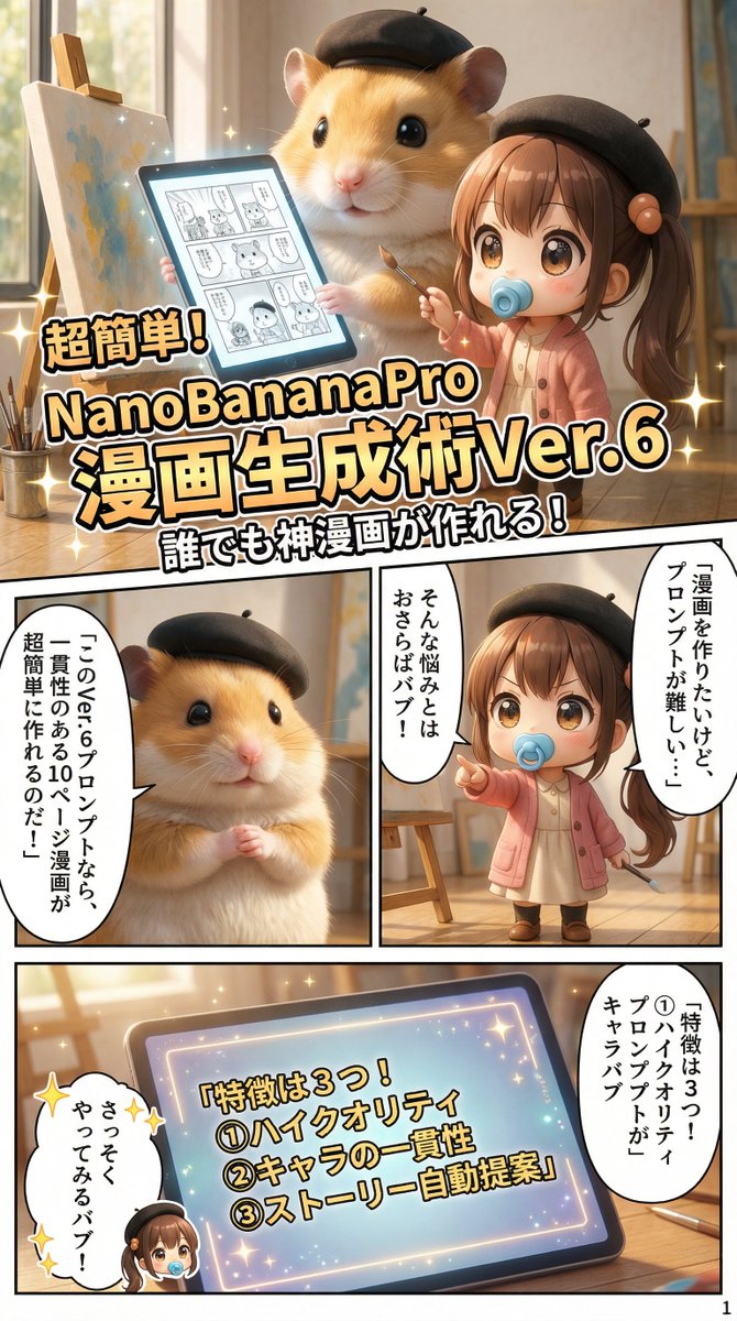 Nanobanana风格超长篇连贯漫画杰作