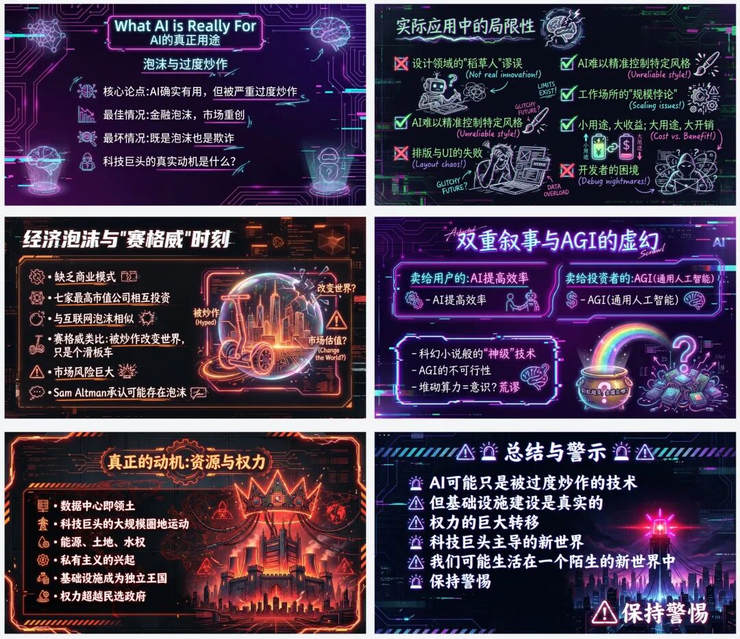 赛博手绘风格 PPT