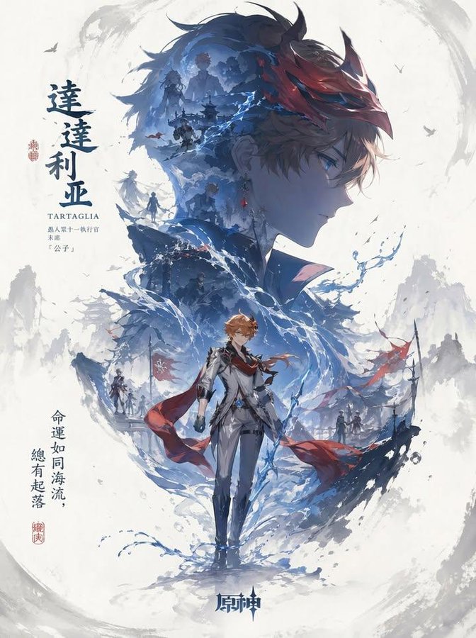 角色分层叙事宣传海报