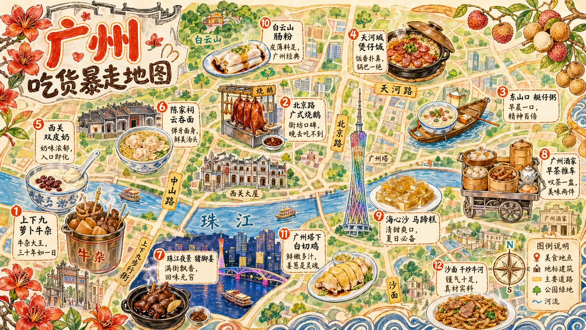 GPT-IMAGE-2 旅游地图生成 提示词