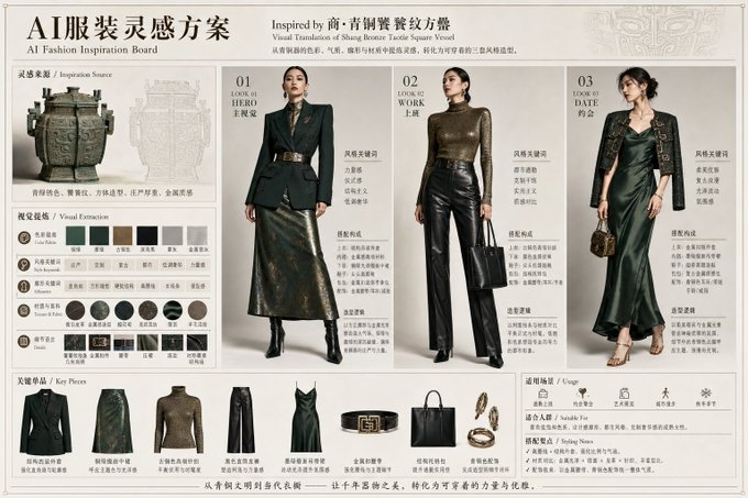AI服装穿搭灵感方案