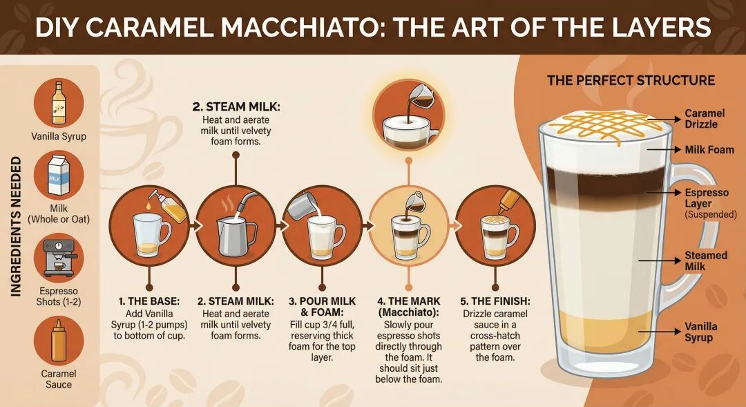 星巴克制作流程图