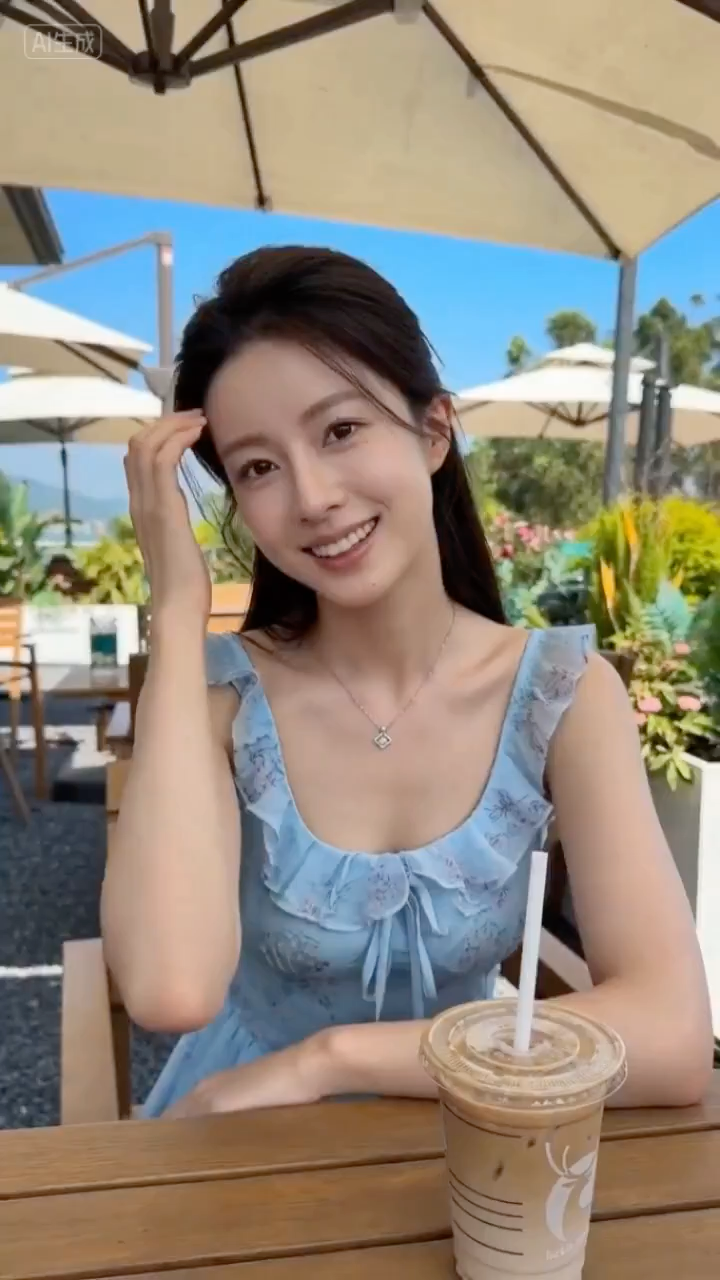 亚洲少女的四重时空华丽变装秀