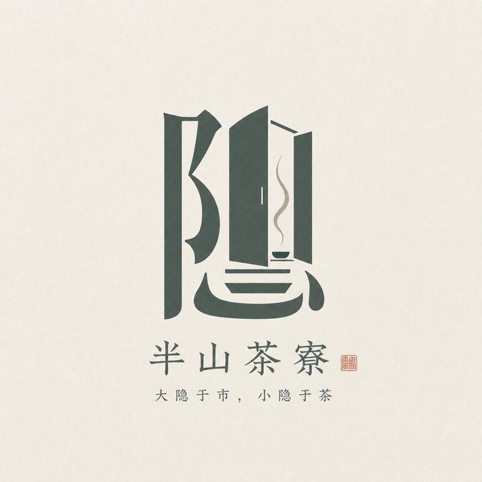《汉字意象徽记》中国风logo