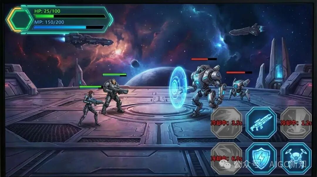 科幻RPG游戏界面