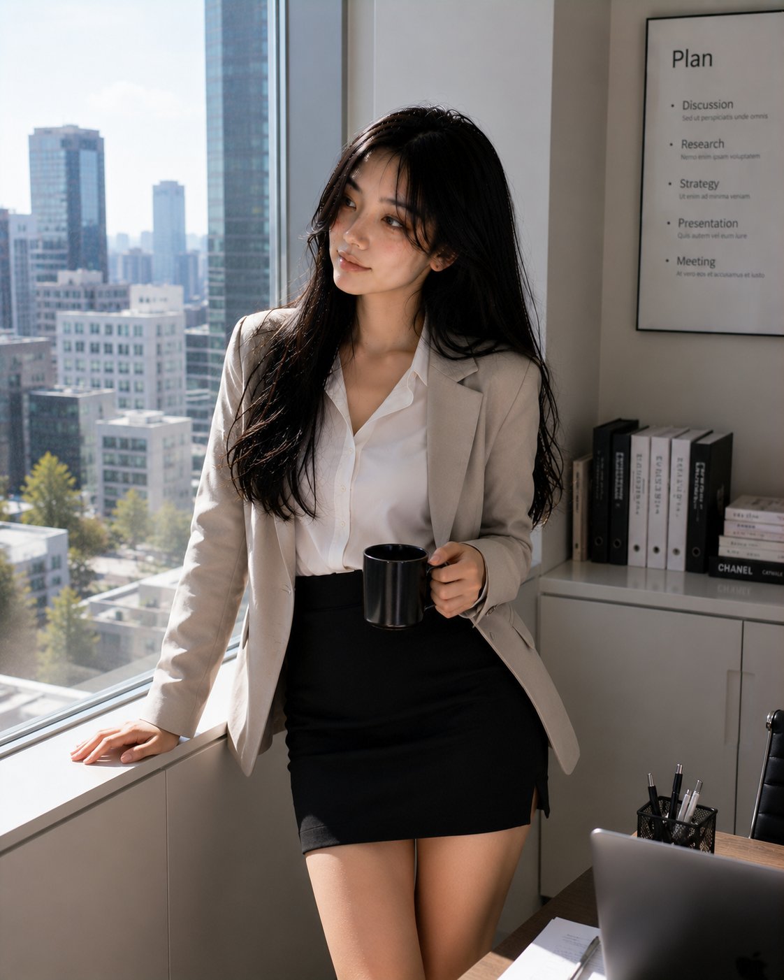 现代韩国职场女性写真