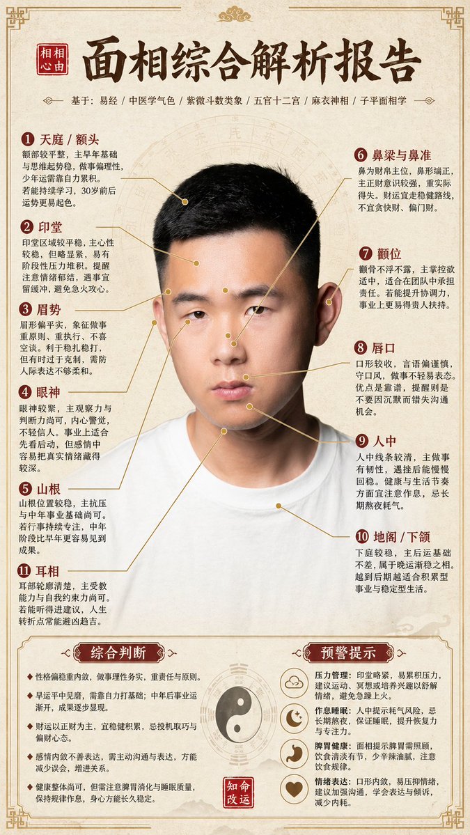 玄学大师面相精批图解