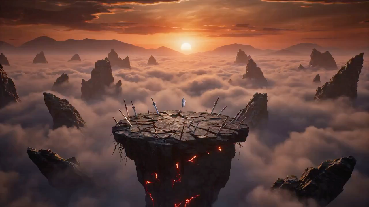 剑圣刀魔云巅决战