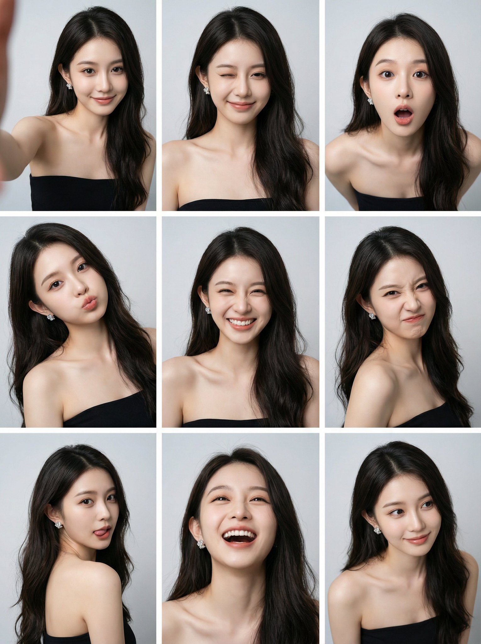 九宫格海马体精致写真