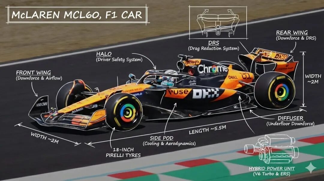 F1赛车引擎图解