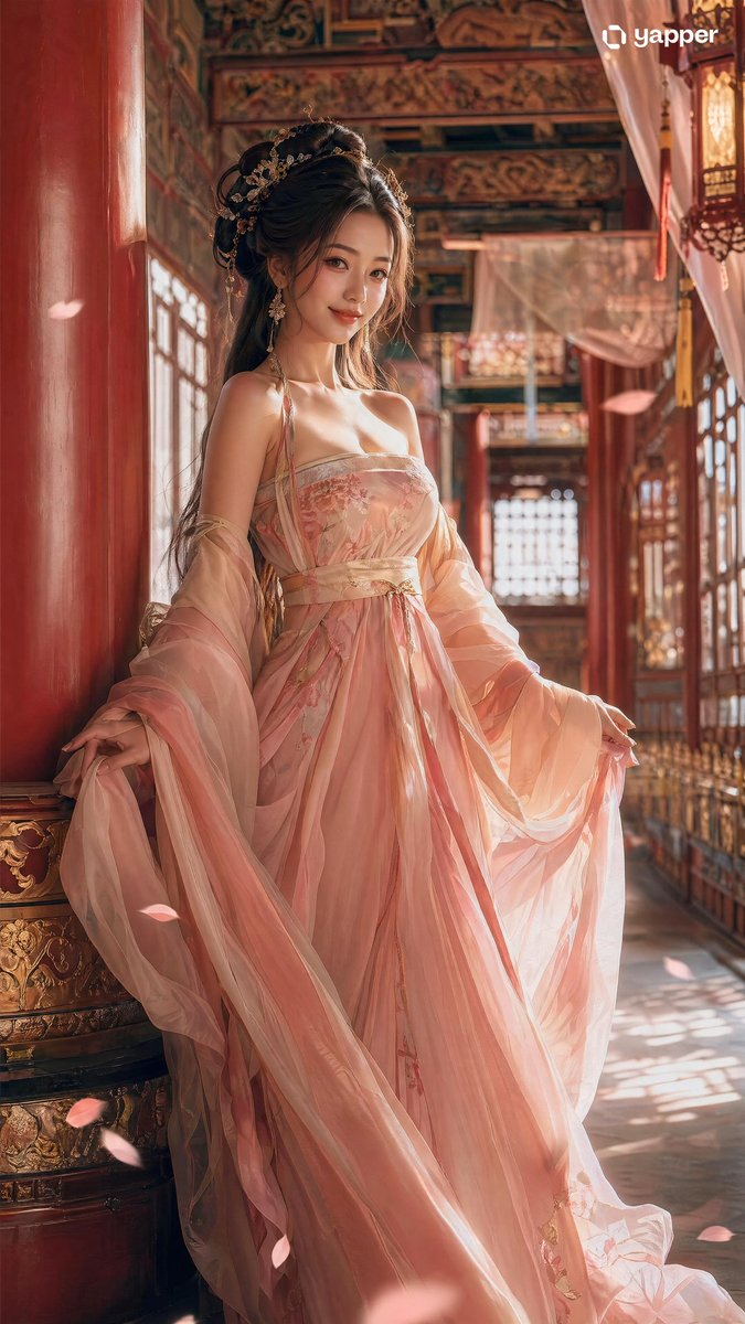 绝美唐风汉服宫廷大片