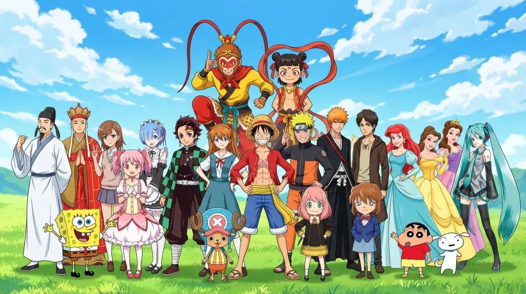 超多IP角色大合照