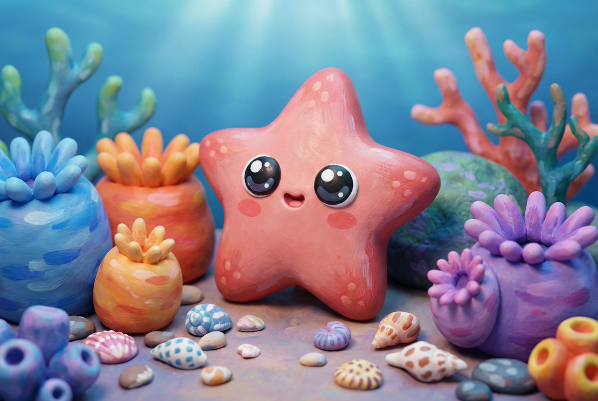 卡哇伊海星的海底奇妙梦境