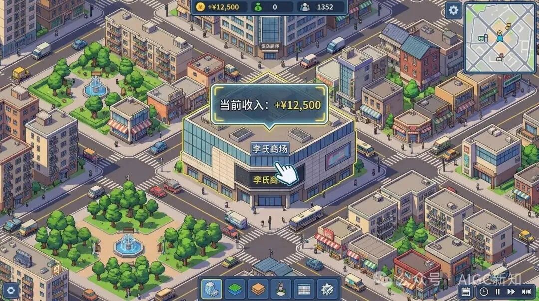 城市沙盒游戏界面