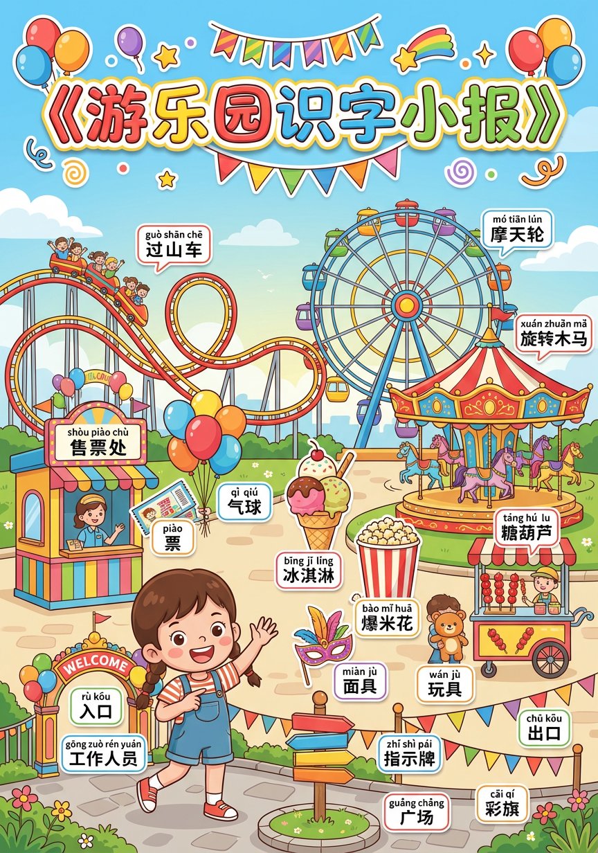 识字小报元提示词