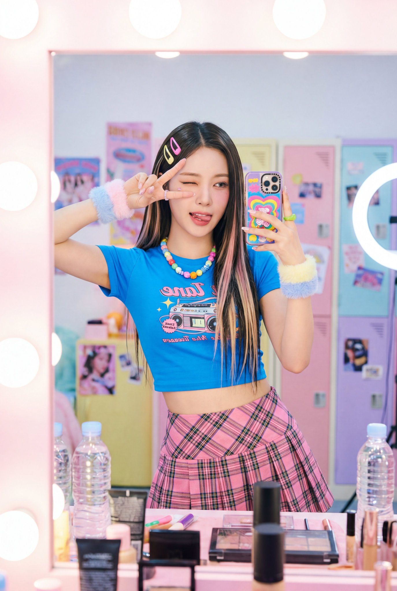 活力四射的自拍