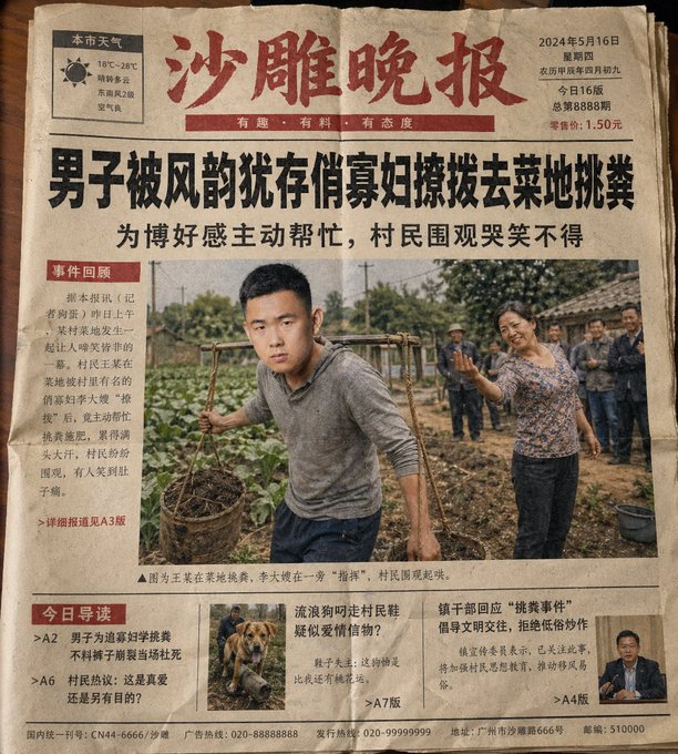 沙雕日报奇葩头版新闻图