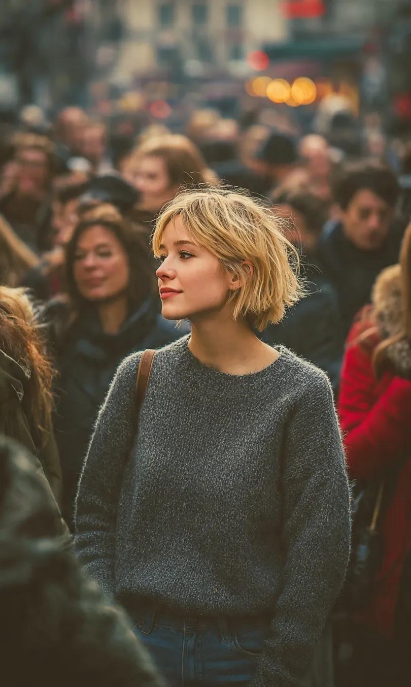 超逼真的 8K 街头抓拍肖像