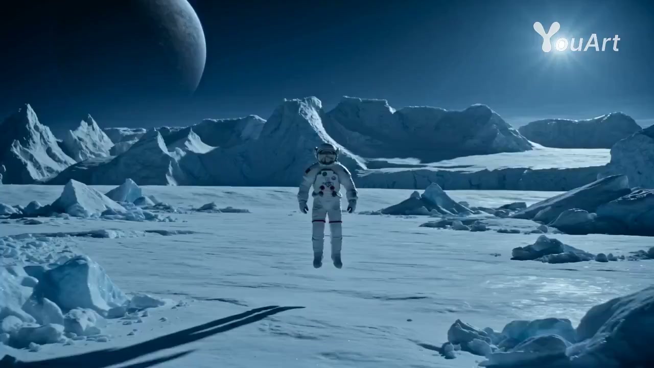 冰封异星上宇航员的晶体化异变