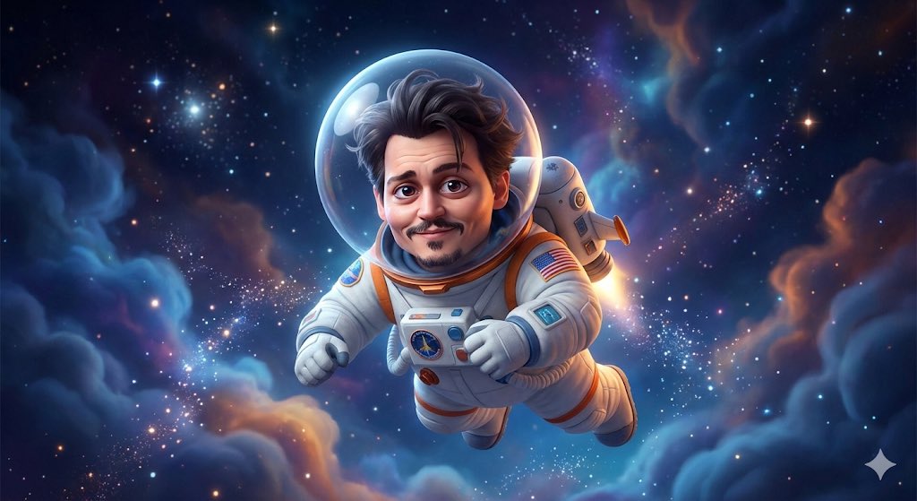 梦幻星云皮克斯风名人宇航员头像
