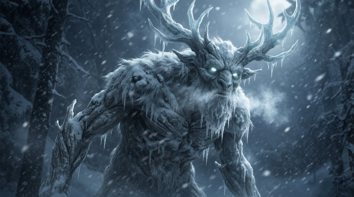 暴风雪中苏生的远古冰霜巨兽