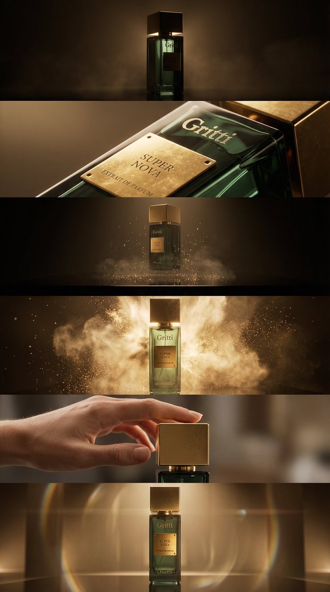 暗夜金芒下的奢华产品视觉盛宴
