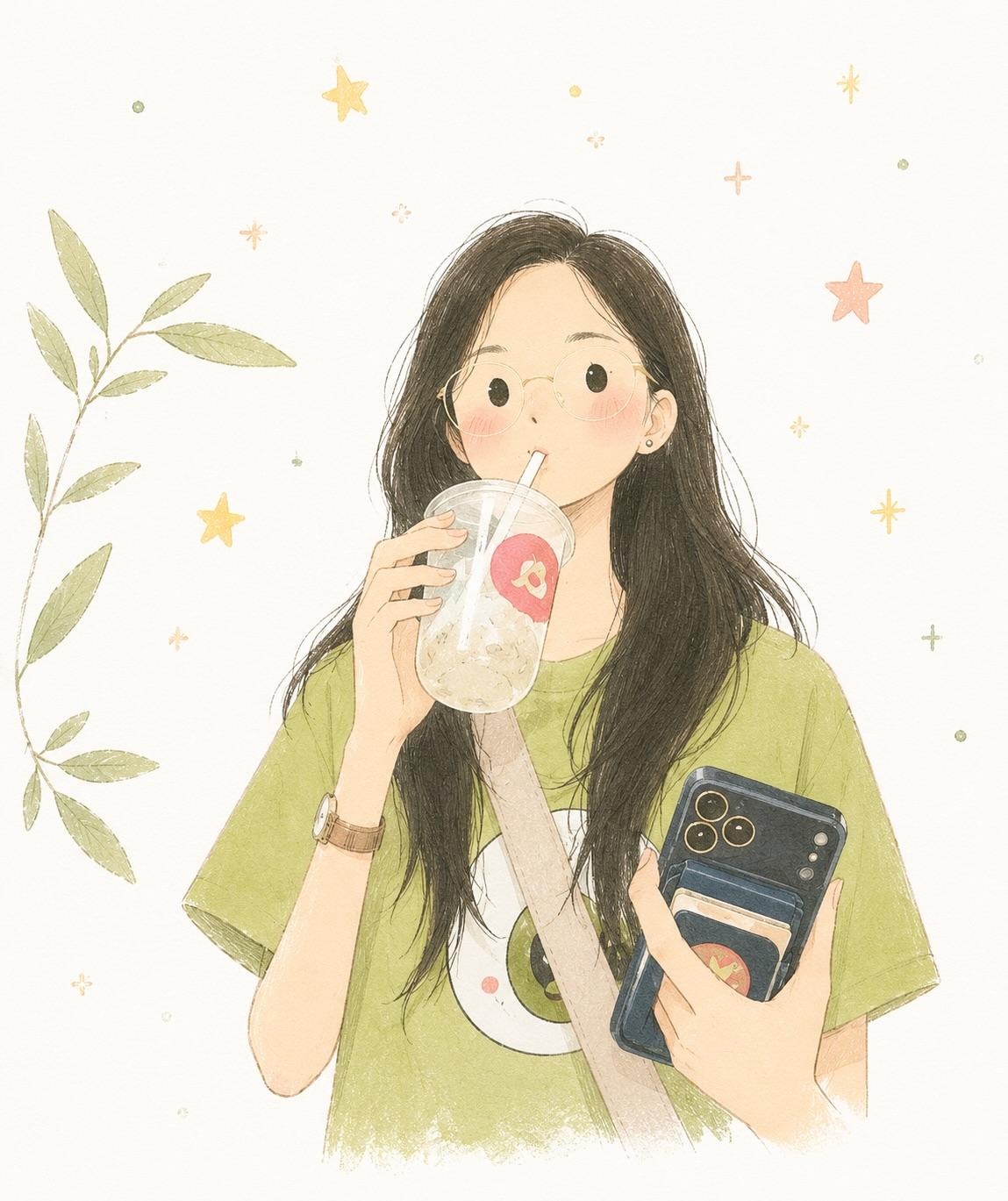 北欧极简风手绘儿童绘本插画