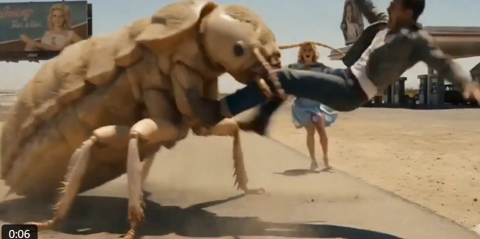 Seedance2.0创作1950年代巨型昆虫恐怖短片